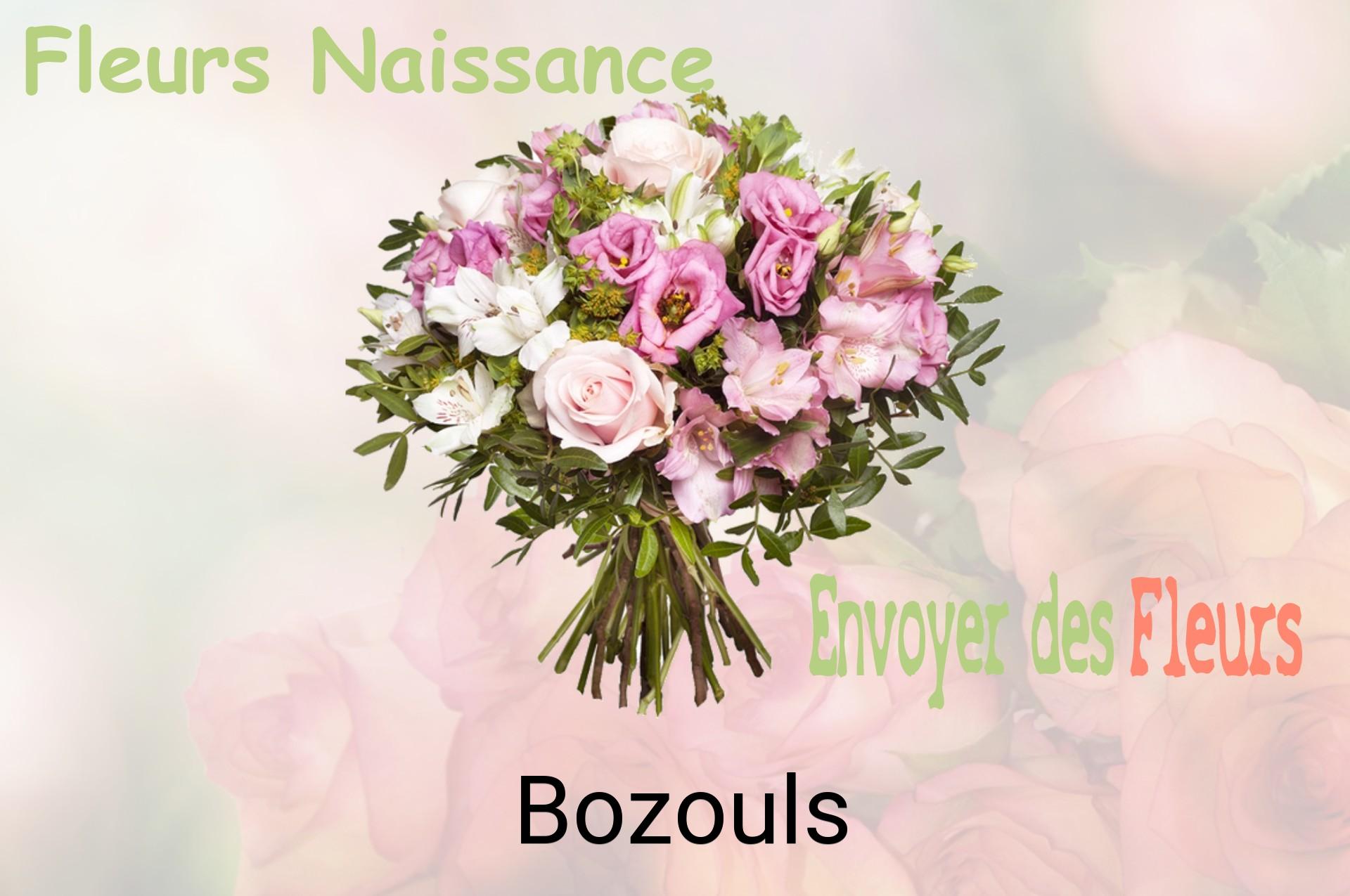 Bouquet de fleurs de naissance livré à Bozouls