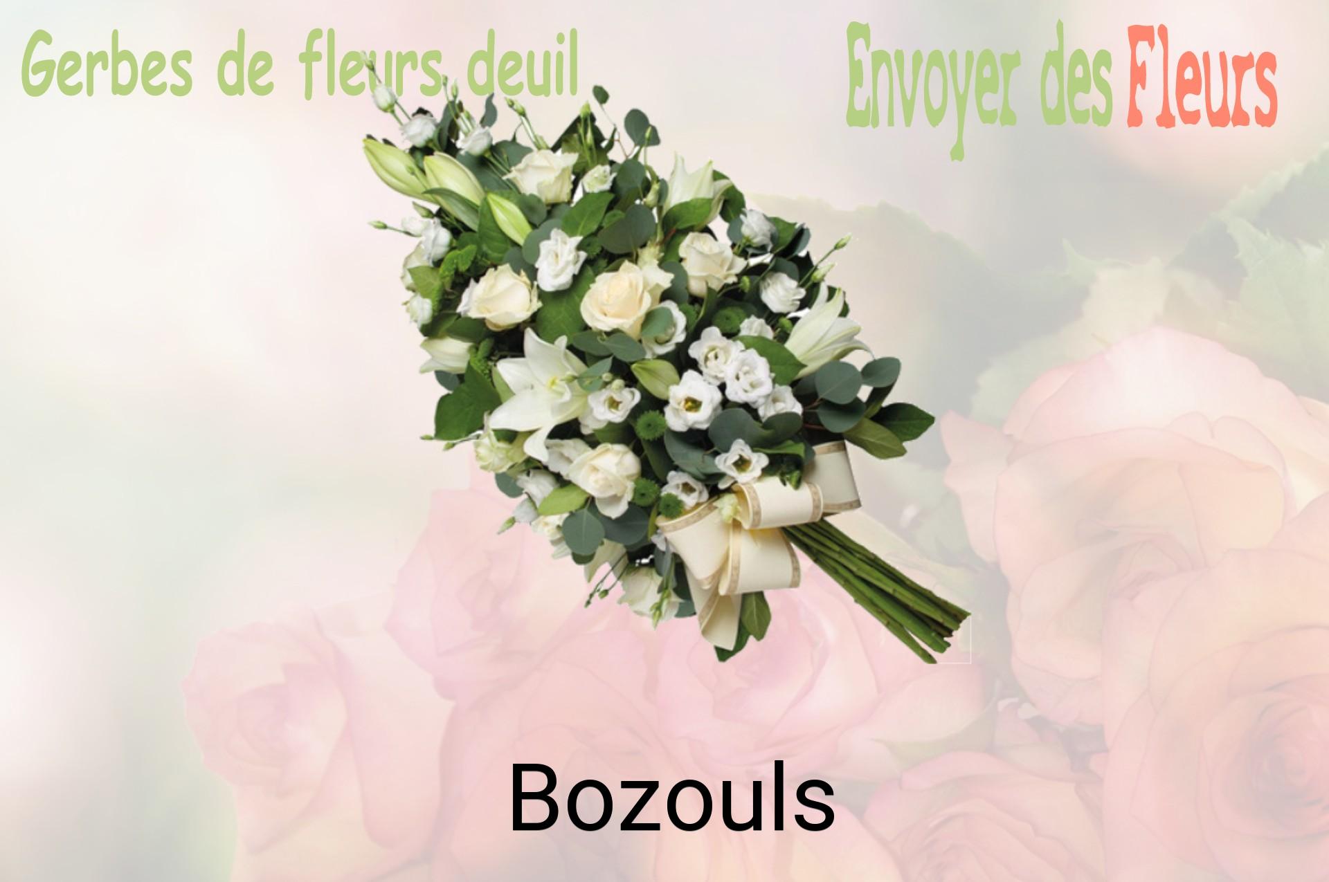 Gerbe de fleurs de deuil livrée à Bozouls